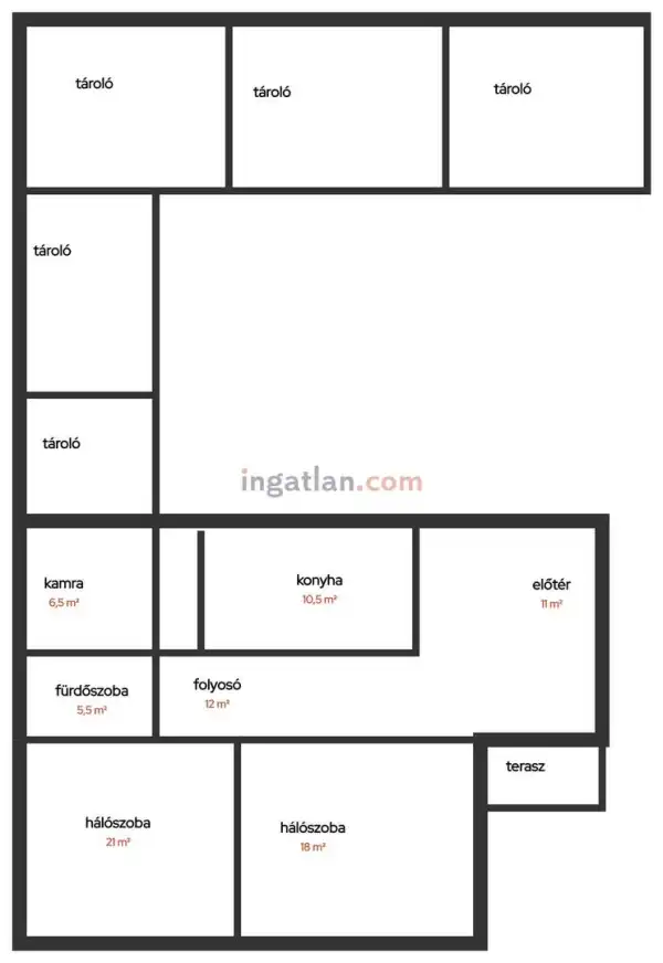 Eladó családi ház, Röszke 2 szoba 85 m² 25 M Ft